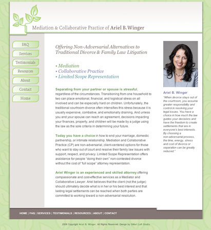Mediation and Collaborative Practice of Ariel B. Winger
