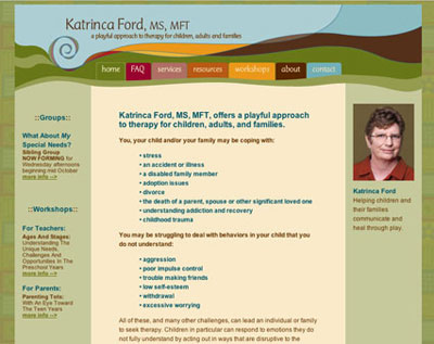 Katrinca Ford, MS, MFT, Family Play Therapy